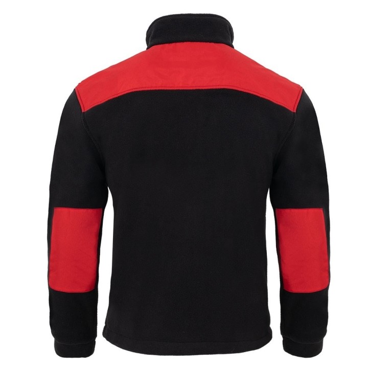 Bluza polarowa BK/RD - Black/Red FLRA 340 BK-RD