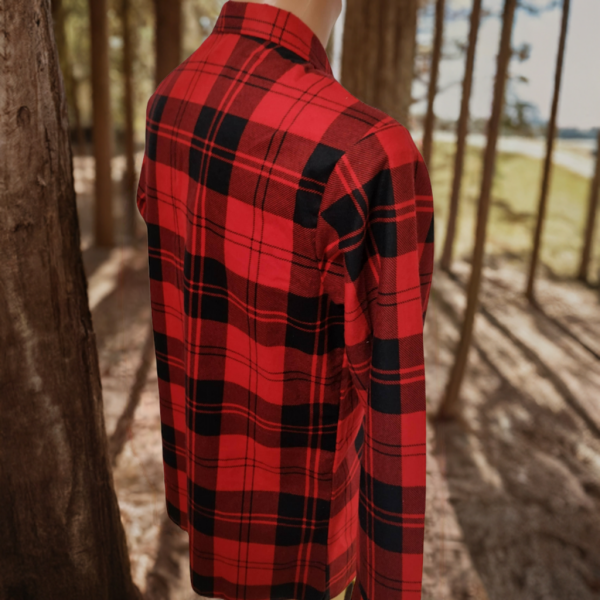 Duża męska koszula czerwona do 7 xl flanelowa