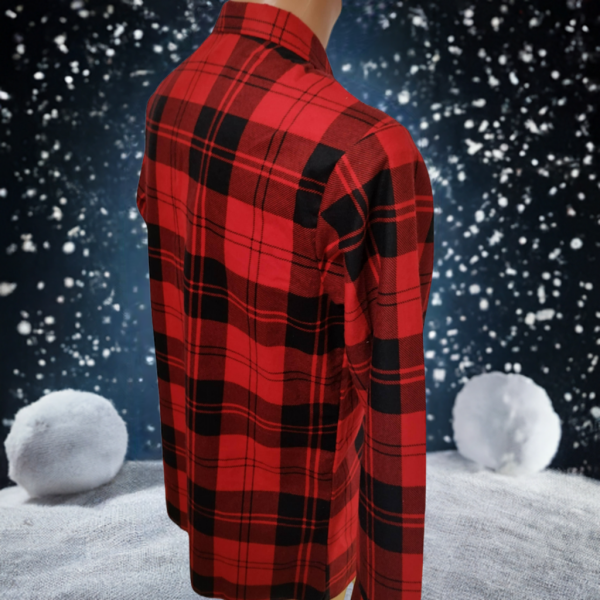 Duża męska koszula czerwona do 7 xl flanelowa