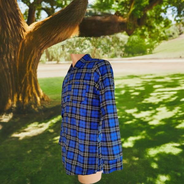 Koszula flanelowa niebieska Grot