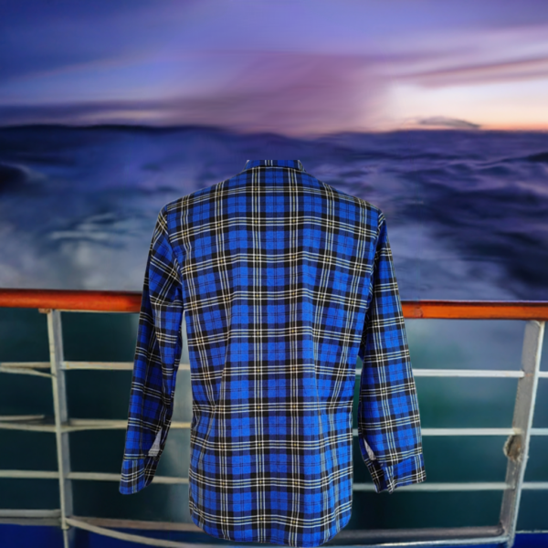 Koszula flanelowa niebieska Grot