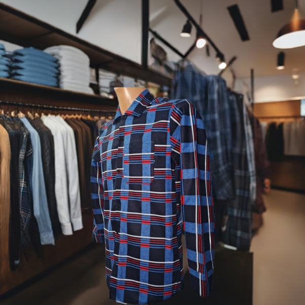 Niebieska Koszula flanelowa Reko