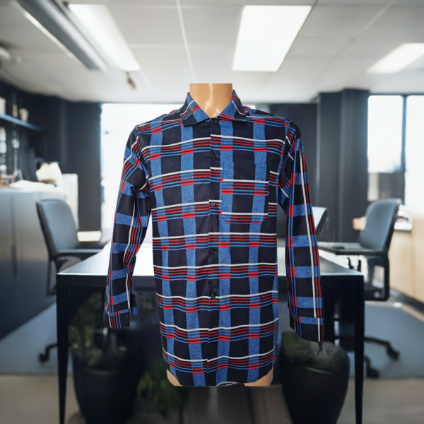 Niebieska Koszula flanelowa Reko