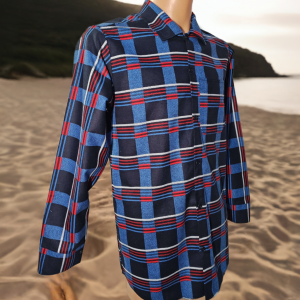 Niebieska Koszula flanelowa Reko