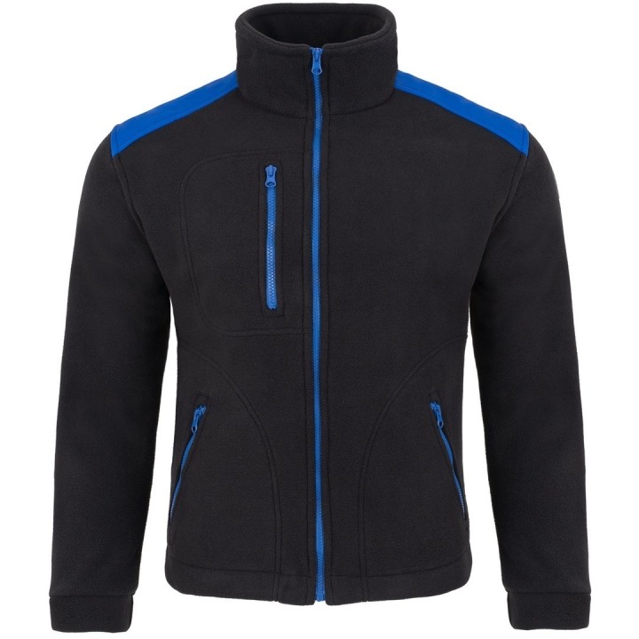 Bluza polarowa Black/Royal FLRA 340 BK-RB