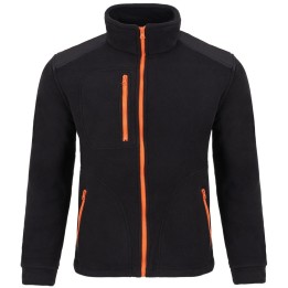 Bluza polarowa Black/Orange FLRA 340 BK-OR