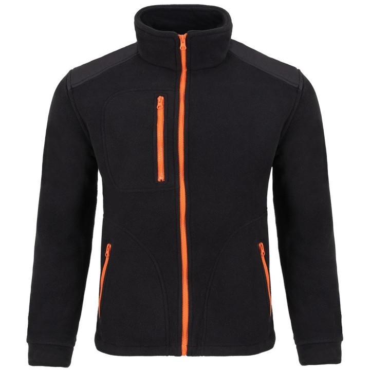 Bluza polarowa Black/Orange FLRA 340 BK-OR