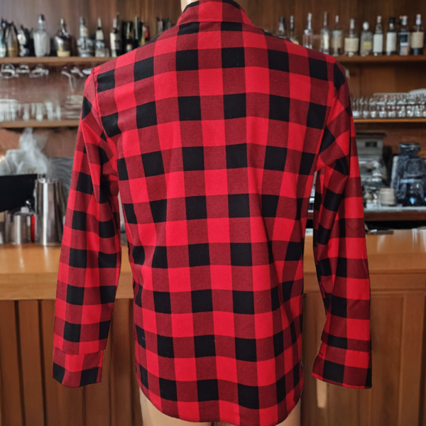 Koszula flanelowa czerwono-czarna 170 gr/m2