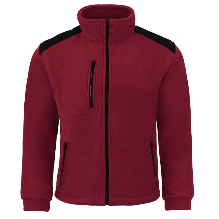 Bluza polarowa Burgundy/Black FLRA 340 BU-BK