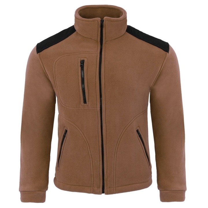 Bluza polarowa Brown/Black FLRA 340 BR-BK