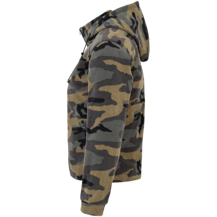 Bluza polarowa z kapturem CamoufFLRA 340 BUS HOOD CMlage