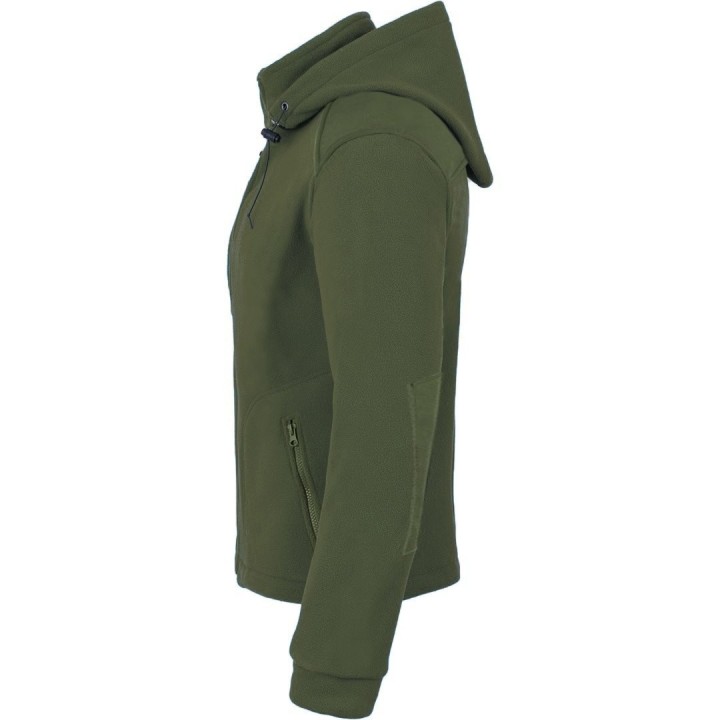 Bluza polarowa z kapturem Khak FLRA 340 BUS HOOD KH-KH