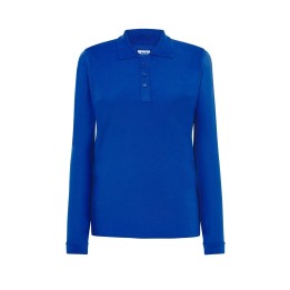 Polo damska Royal Blue z długimi rękawami POPL 200 LS RB