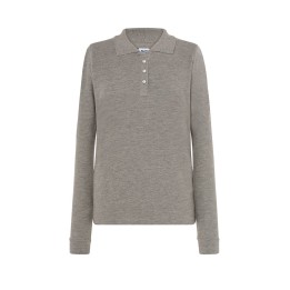 Polo damska  Grey  z długimi rękawami POPL 200 GM