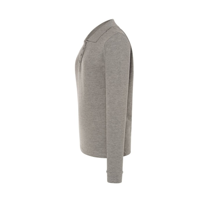 Polo damska  Grey  z długimi rękawami POPL 200 GM