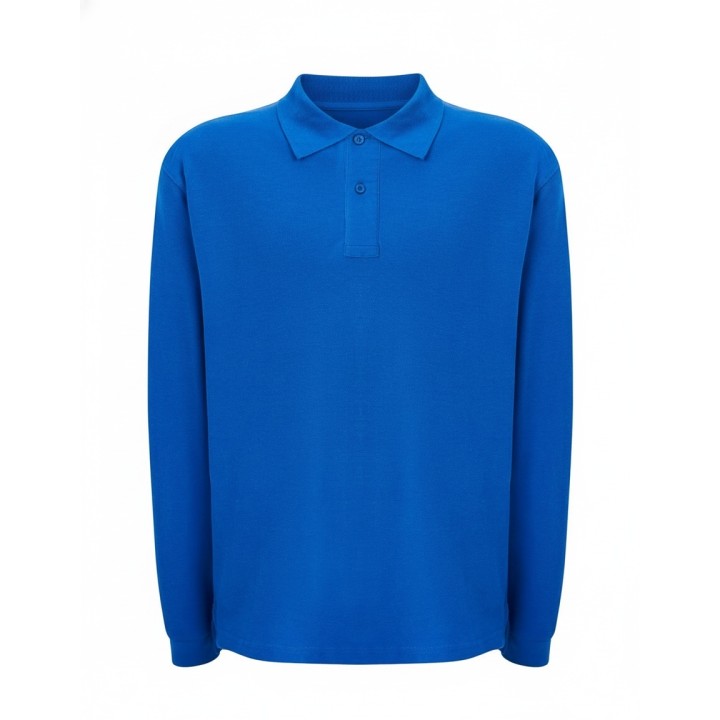 Polo Royal Blue męski  długi rękaw 210  LS RB