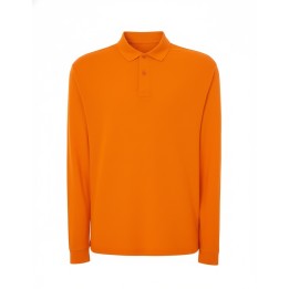 Polo pomarańcz męski  długi rękaw 210 LS OR