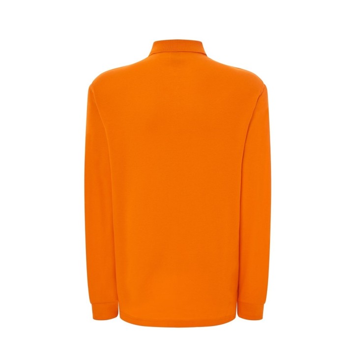 Polo pomarańcz męski  długi rękaw 210 LS OR