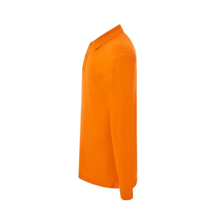 Polo pomarańcz męski  długi rękaw 210 LS OR