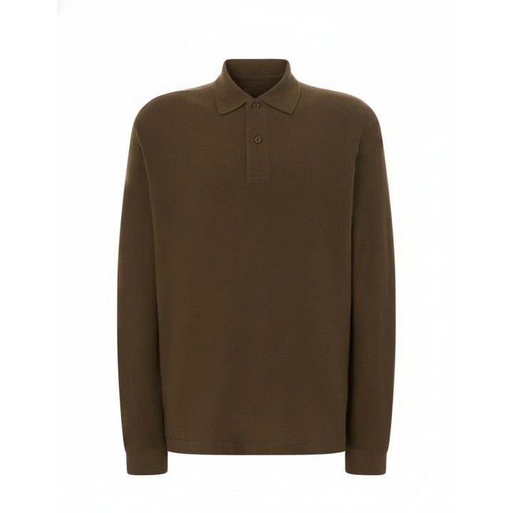 Polo Khaki męski  długi rękaw 210 LS KH