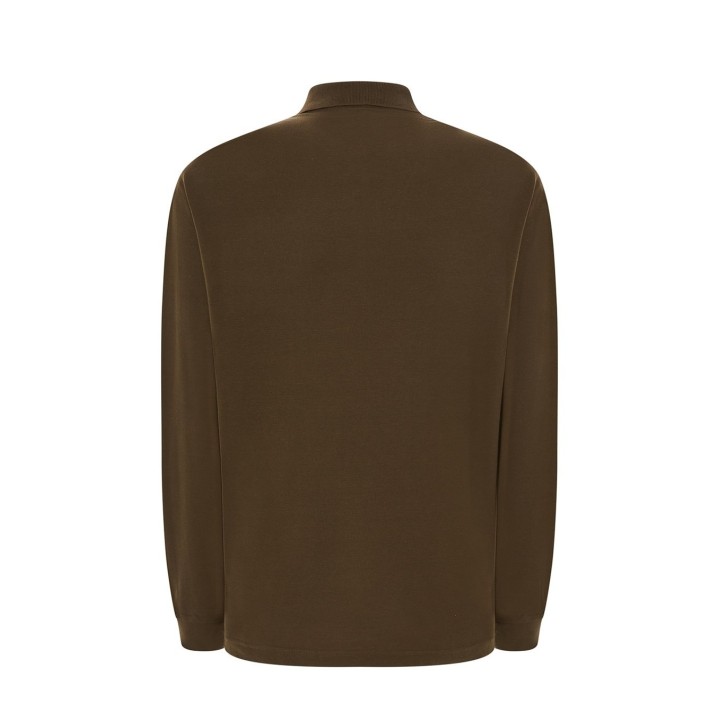 Polo Khaki męski  długi rękaw 210 LS KH