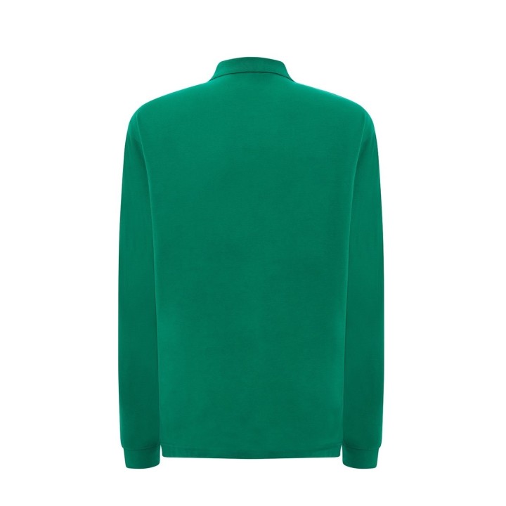 Polo zielony męski  długi rękaw 210 LS KG