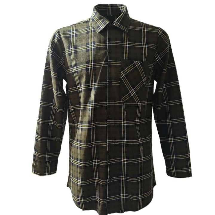 Koszula Oliwkowa flanelowa zielona Oliw 170 gr/m2