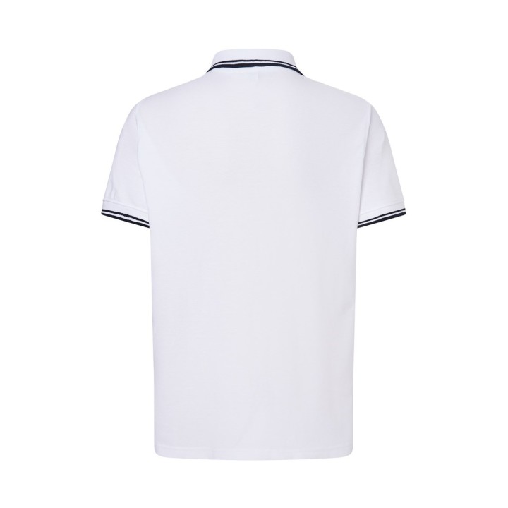 Polo White / Navy  męski 210  WHNY