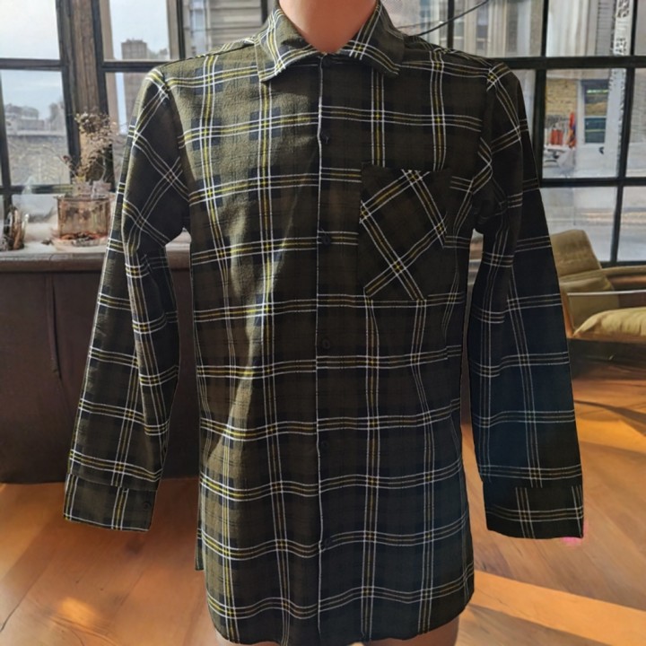 Koszula Oliwkowa flanelowa zielona Oliw 170 gr/m2