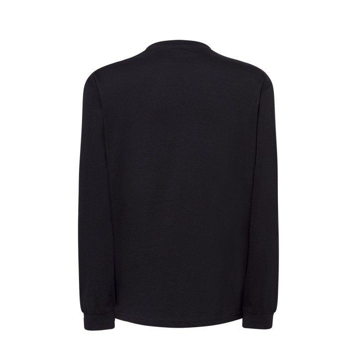 T-SHIRT 170 g/m² Black Długi rękaw TSRA LS BK