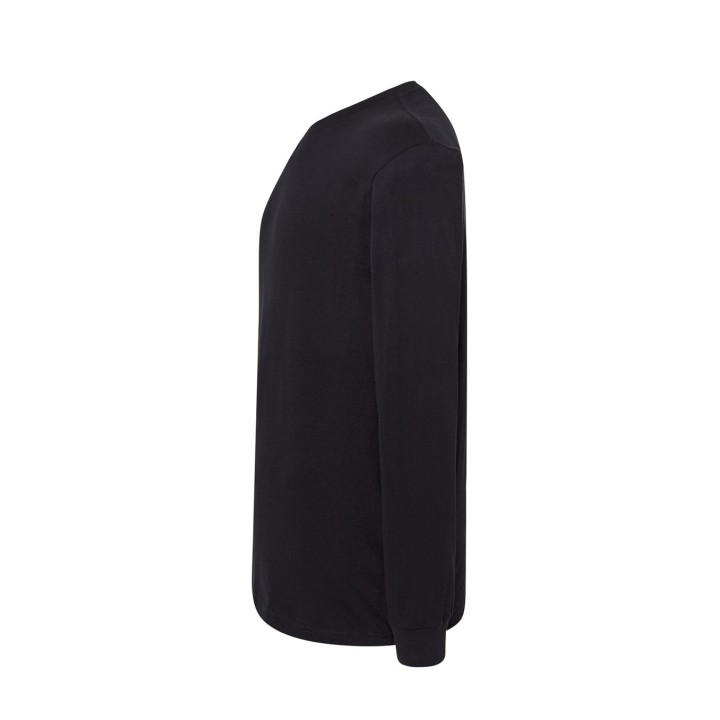 T-SHIRT 170 g/m² Black Długi rękaw TSRA LS BK