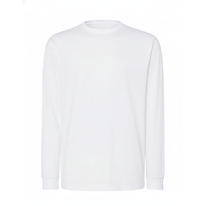 T-SHIRT 170 g/m² Biały  Długi rękaw TSRA LS WH