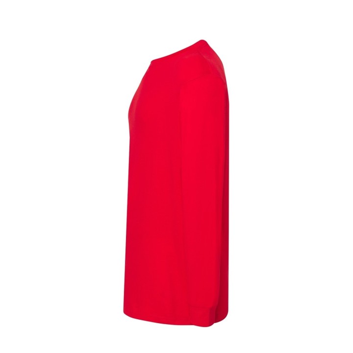 T-SHIRT 170 g/m² Red  Długi rękaw TSRA LS RD