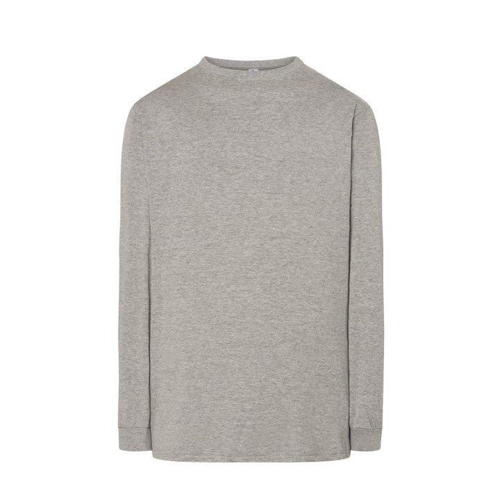 T-SHIRT 170 g/m² Grey Melange  Długi rękaw TSRA LS GM