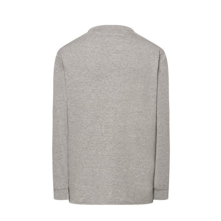 T-SHIRT 170 g/m² Grey Melange  Długi rękaw TSRA LS GM