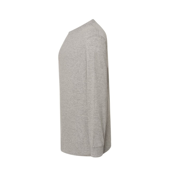 T-SHIRT 170 g/m² Grey Melange  Długi rękaw TSRA LS GM