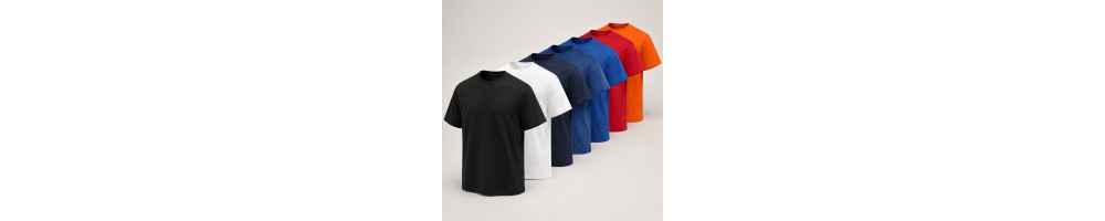 T-shirty męskie 190 g/m² – grube koszulki bawełniane premium